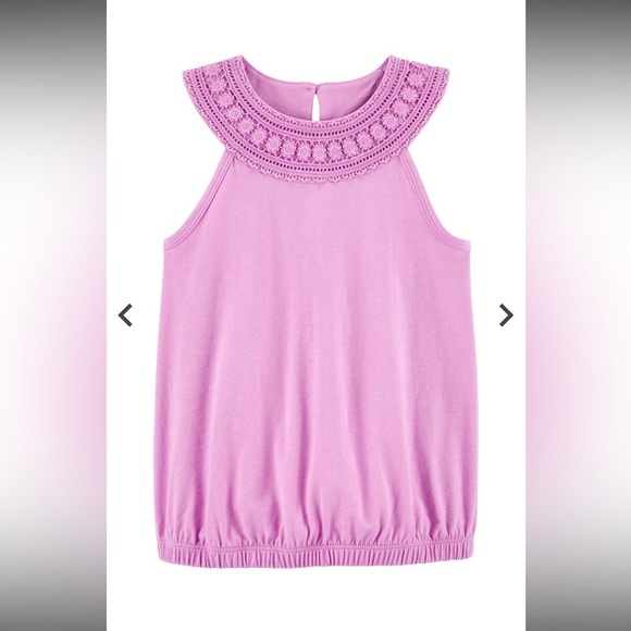 Carter's Other - Embroidered Tank for Girls- NWT